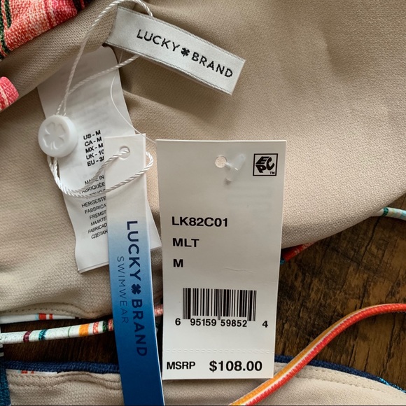 Lucky Brand Sarape Sanora Swimsuit - Picture 4 of 8